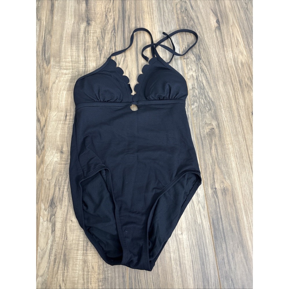 Time And Tru Full Body Swimsuit Women's Small (4/6) Black
